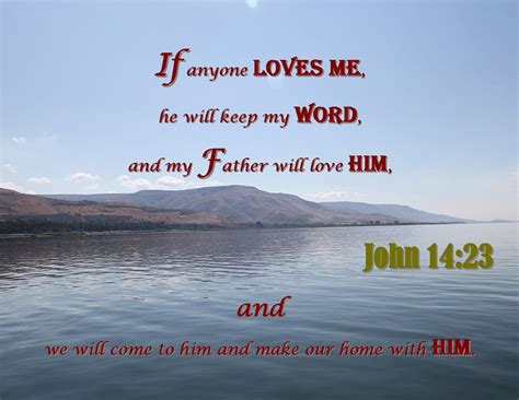 Scarlet Robe Scripture Verses: John 14:23