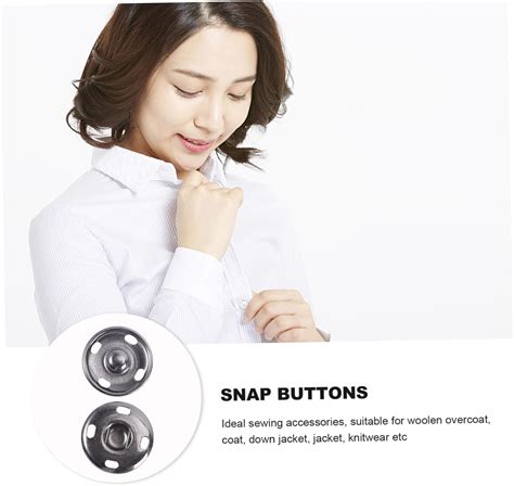 AUTSUPPL 50 Sets Metal Snaps Fasteners Kit Sew on India | Ubuy