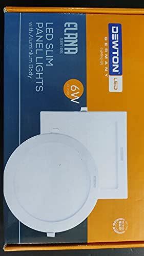 Buy DEWTON - LED Slim Panel Light Round 6W Online at Low Prices in ...