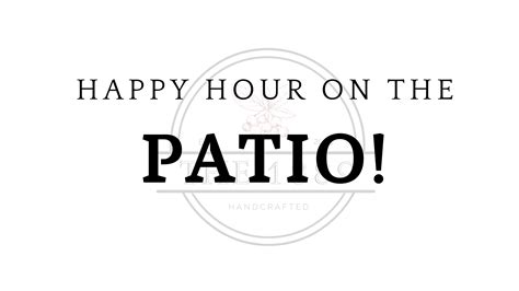 Patio Happy Hour @ The 1889 | The 1889 Fargo
