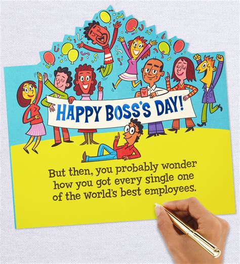Boss Day Printable Card | Plan Your Year Easily!