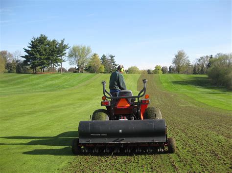 Meadowbrook Country Club Golf Course Maintenance: Fairway Aerification