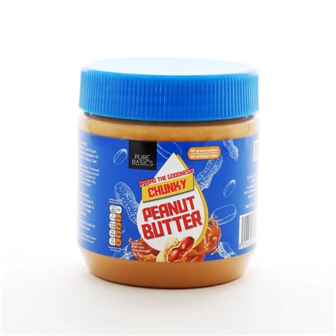Pure Basics Peanut Butter Chunky 340g | Shopee Philippines