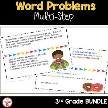 Image result for Multi-Step Word Problems 3rd Grade Math