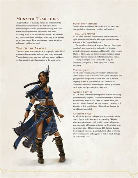 5e Monk Guide Tasha | sdb3ano silvia helena