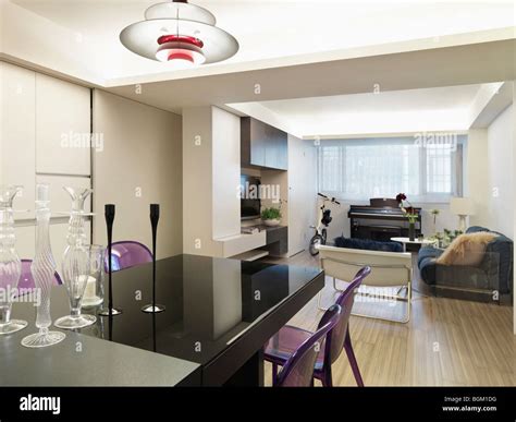 Modern architectural interior wood hi-res stock photography and images ...