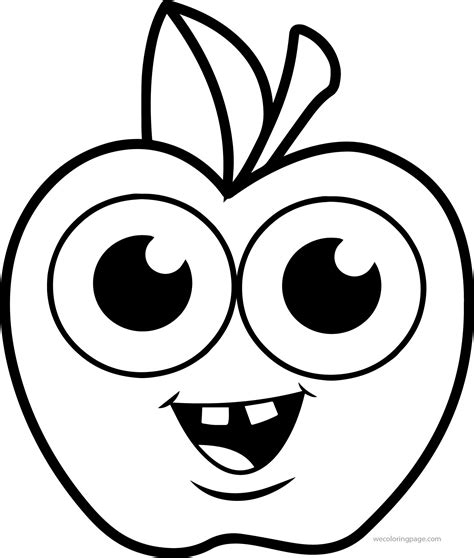 Apple Coloring Pages at GetColorings.com | Free printable colorings pages to print and color