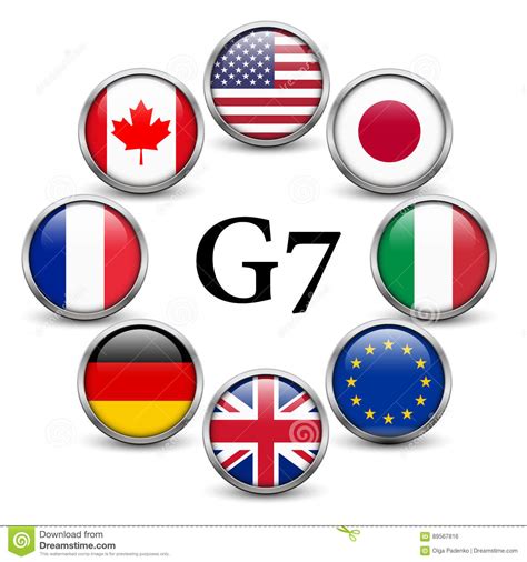 G7国家旗子 向量例证. 插画 包括有 来回, 对象, 欧洲, 互联网, 背包, 金属, 光滑, 日本, 圈子 - 89567816