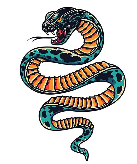 woopme Venom Snake Car and Bike Sticker Exterior Printed Vinyl Decal ...