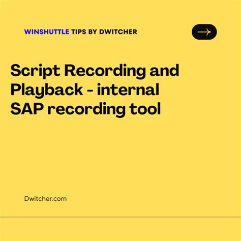 Image result for SAP Script Recording and Playback