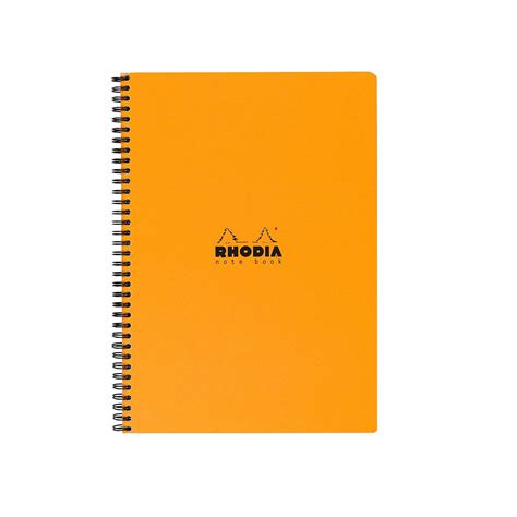 Rhodia Classic Spiral Orange Notebook - A4+, Dotted – Makoba