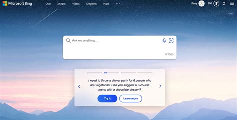 Bing Search Page 的图像结果