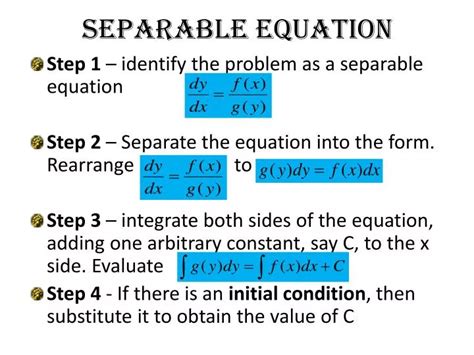 Image result for Separable DE Examples