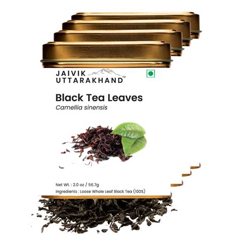 Black Tea Tin Box – Jaivik Uttarakhnd