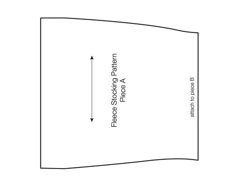 Image result for Stocking Cut Out Pattern