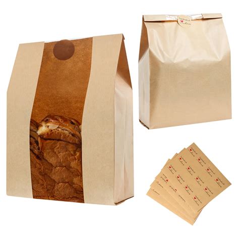 Amazon.com: Bewinnd 100 Pack Bread Bags for Homemade Bread,50% Thicker ...