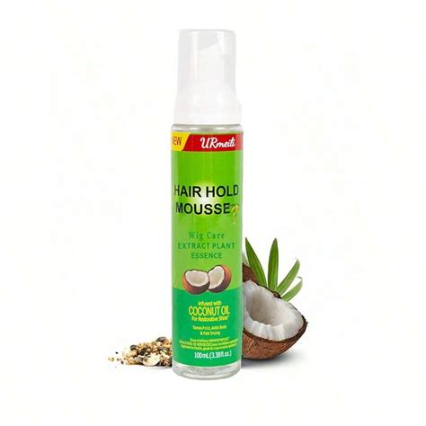 100 ML Curly Hair Mousse For Wigs Strong Hold Olive Oil Hair Styling ...