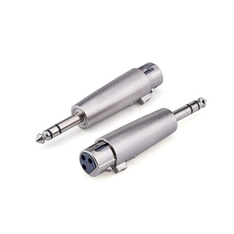 KEBILSHOP XLR Female to 1/4 Inch 6.35mm TRS Adapter (1 pcs) - Female ...