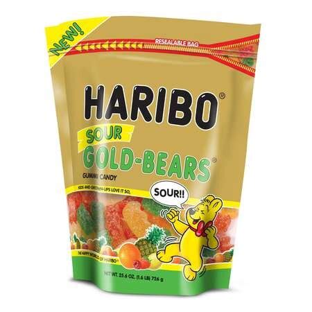Haribo Haribo Confectionery Sour Gold-Bears 25.6 oz. Bag, PK6 31238 | Zoro