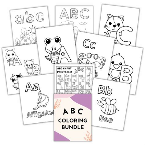Alphabet Coloring Pages Free Printable for Toddlers - Good Mom Living