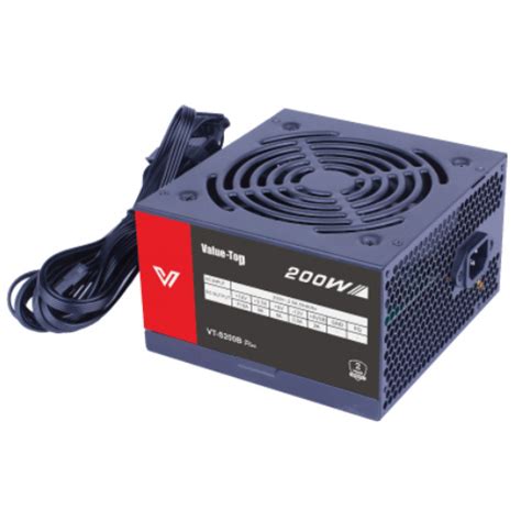VALUE TOP POWER SUPPLY VT-S200B PLUS 200W 12C FAN | Dolphin Computers ...