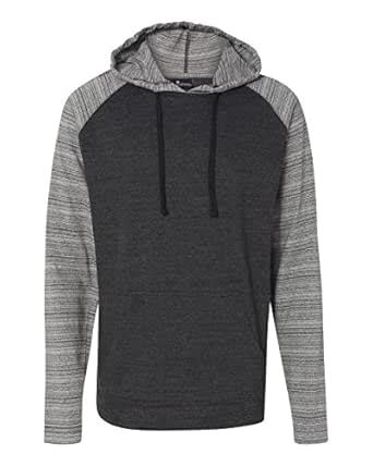 Buy Burnside Men's 8127 Yarn-Dyed Raglan Hooded Pullover Shirt ...