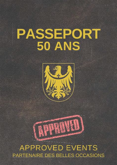 Amazon.in: Buy Passeport 50 ans: Livre d'or 50 ans, imitation passeport ...
