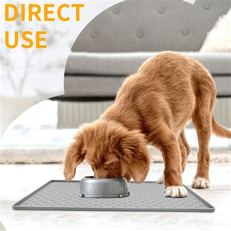 Pet Placemat, Waterproof Silicone Dog Bowl Mat For Protecting Flooor ...