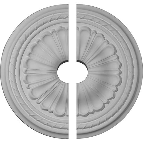 Ekena Millwork Endurathane Alexa Ceiling Medallion, 20 1/2"OD x 3 1/2 ...