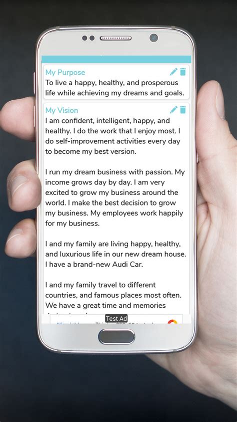 Note , To Do List ,Life Goals – Vision Board, Affirmation, Life Purpose ...