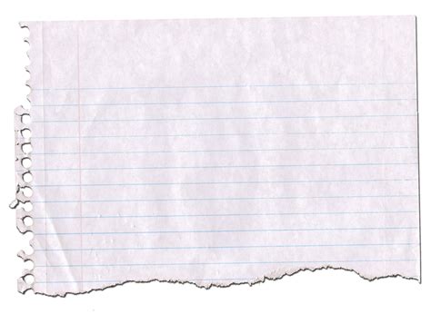 Image result for Notebook Paper Scrap