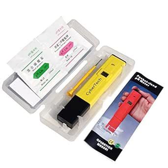 CyberTech ph-107 Digital pH Meter Tester,Pocket Size PH Meter/Water ...