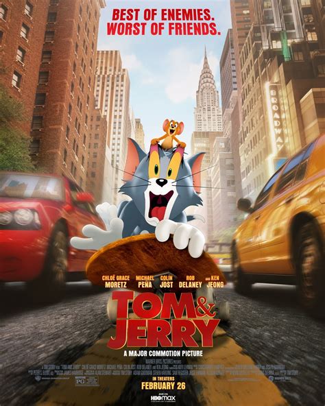 真人版《猫和老鼠》电影新海报 汤姆和杰瑞亮相_3DM单机