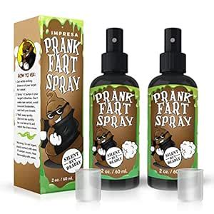 Buy Impresa Liquid Fart Spray - 2-Pack, 2oz Each - Extra Strong Fart ...