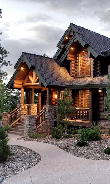 Image result for Small Log Home Design