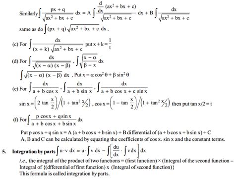 Image result for Maths Formulas Class 12