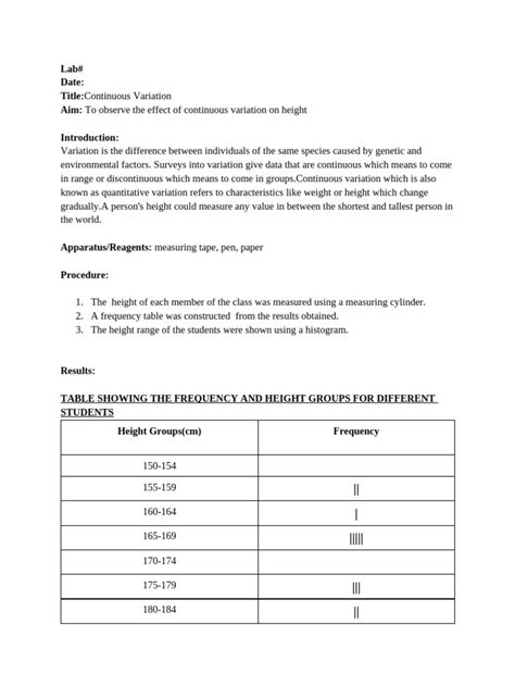 Image result for Continuous Variation Examples