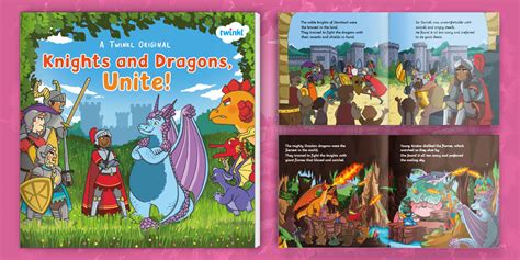 Knights and Dragons, Unite! eBook (teacher made) - Twinkl