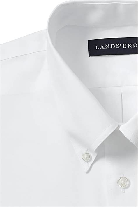 Buy Lands' End School Uniform Men's Long Sleeve No Iron Pinpoint Dress ...