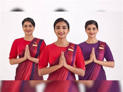 Air India Reveals New Cabin Crew & Cockpit Crew Uniforms; Sarees ...