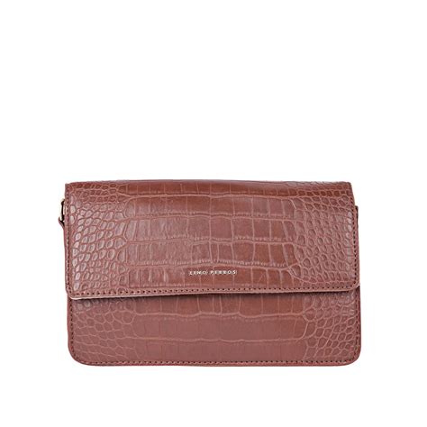 Buy Voyage Tempting Brown Shoulder Bag | Lino Perros