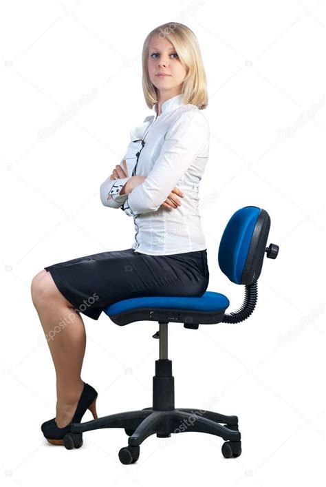 Businesswoman Sitting in Office Stock 的图像结果