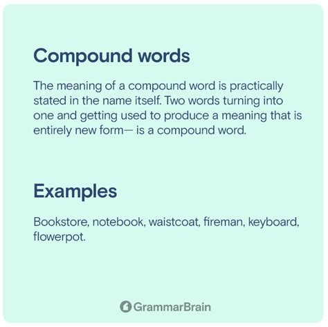 Image result for Compound Words Open Example