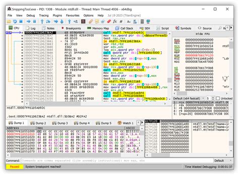 X64dbg Tutorial 的图像结果