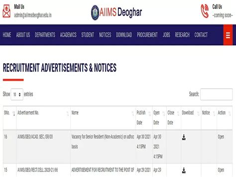 AIIMS Deoghar Recruitment 2021: Apply Online for 23 Tutor/Clinical ...