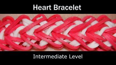 Image result for Heart Rainbow Loom Pattern Tutorial