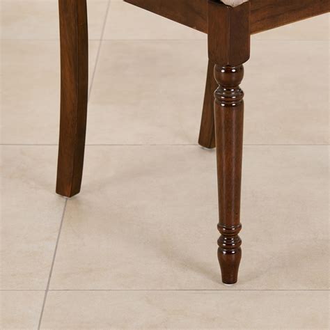 Buy (Refurbished) Helios Zoe Set of 2 Fabric Dining Chairs - Brown from ...