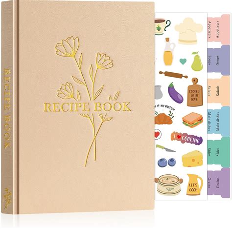 Lanpn Blank Recipe Book Cookbook to Write in Your Own Recipes ...