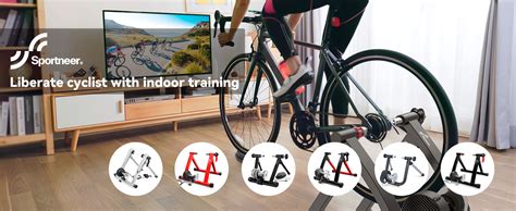 Buy Sportneer Bike Trainer - Magnetic Stationary Bike Stand for 26-28 ...