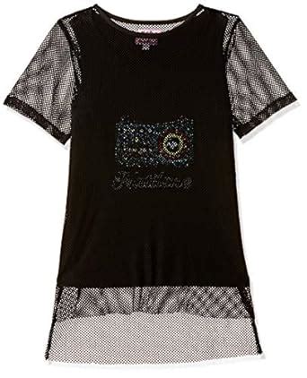 Buy nauti nati Girls' Plain Regular Fit Shirt (NSL18-058_9-10Y_Black ...
